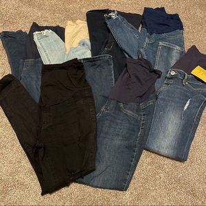 Bundle of XS maternity jeans
